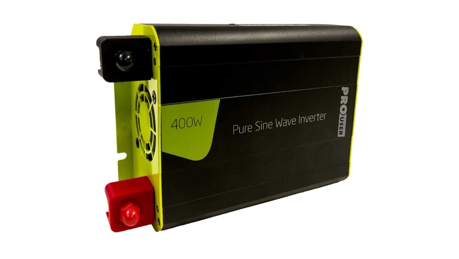 LVYUAN Pure sine wave inverter, 400 W/800 W, DC 12 V to 230 V AC voltage converter with 1 EU AC socket, 2 USB ports LVYUAN Pure sine wave inverter, 400 W/800 W, DC 12 V to 230 V AC voltage converter with 1 EU AC socket, 2 USB ports